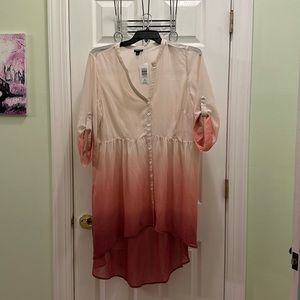 Pink high low shirt from Torrid size 2